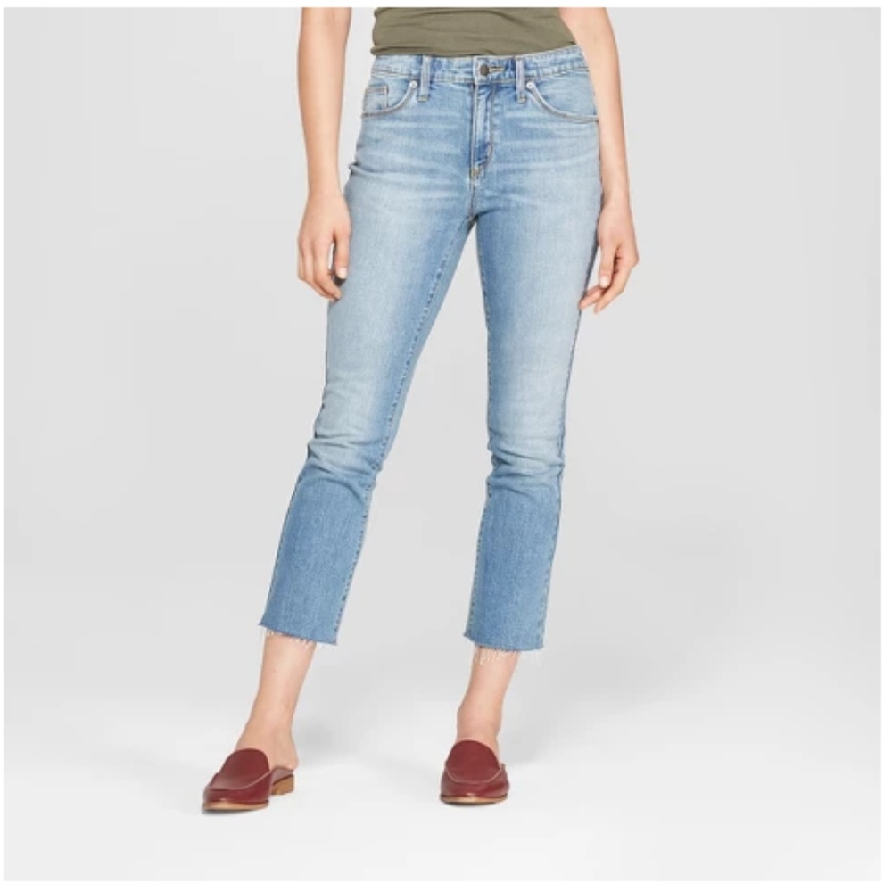 Universal Thread Light Blue Ankle Jeans